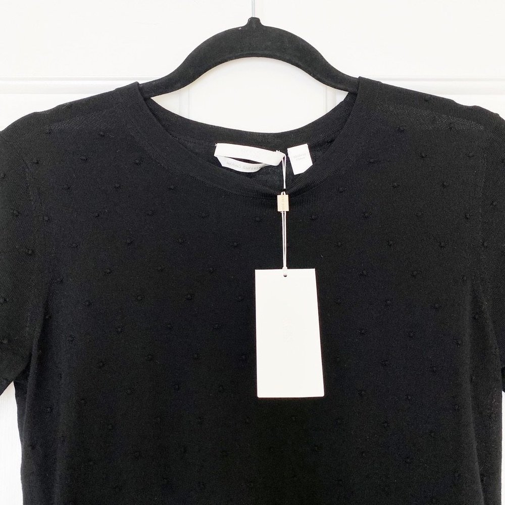 Hugo Boss Fineen Dot Jacquard Sweater NWT Medium - Picture 8 of 9